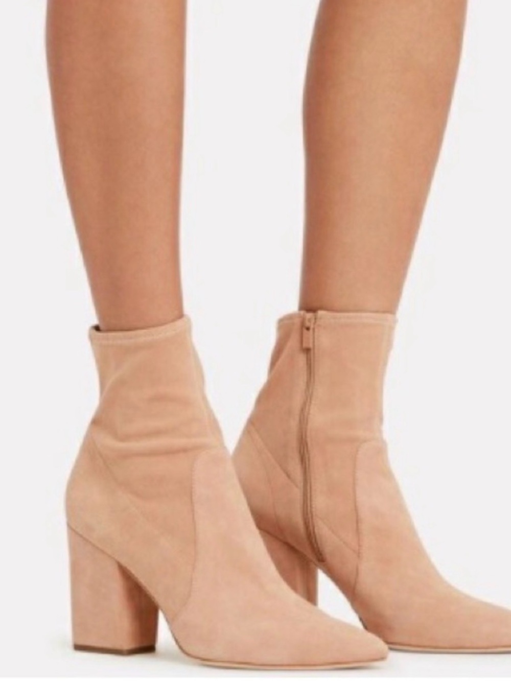 Loeffler Randall Isla Suede Ankle Bootie Sz 11